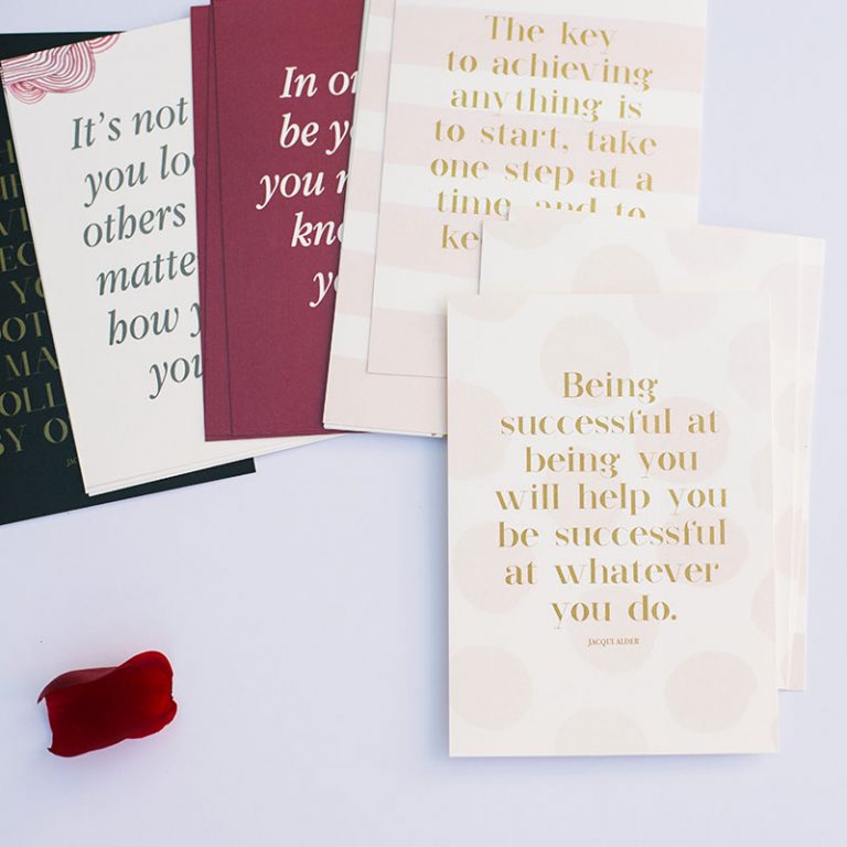 Quote Card Set - Success for Women