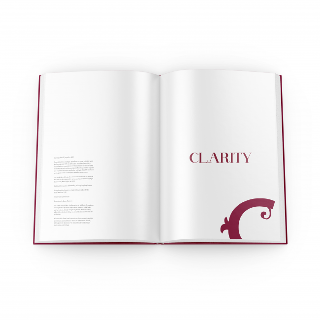 Clarity Blank Inspirational Journal Inside